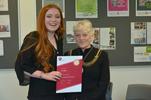 Performing Arts student receives reward