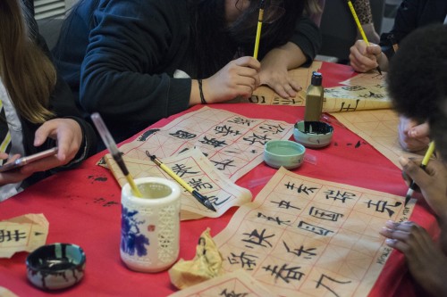 Students learn how to write