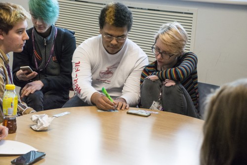 Students get into Bingo