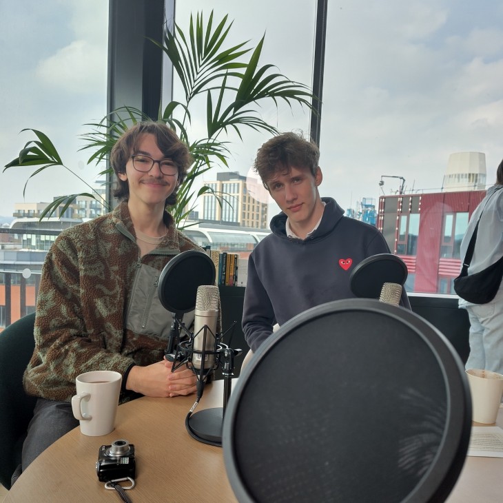 Two of our media stars, Sam and Ben