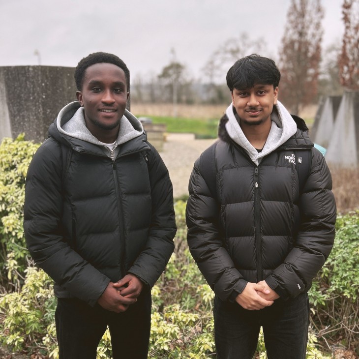 Prince (left) and Kunal (right)