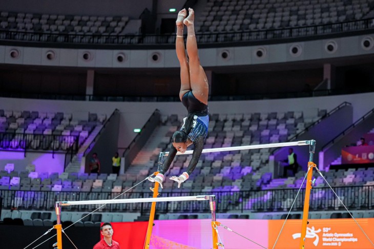 BTEC triple Sport student Shantae - Artistic Gymnastics World Championships, Indonesia