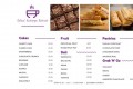 Cakes Menu