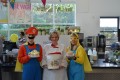 Sodexo staff with Pudsey cakes