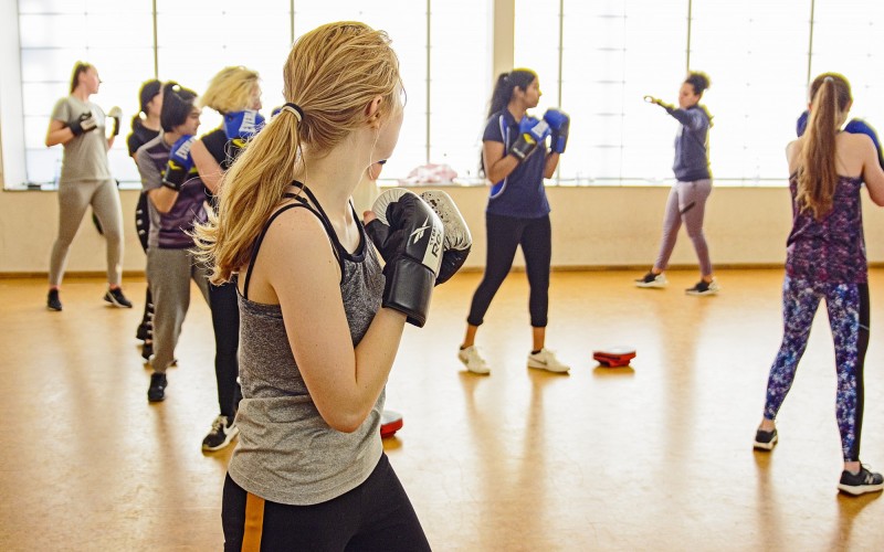 Boxing in the Dance Studio