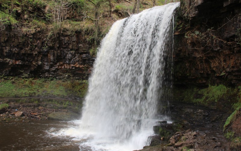 The waterfall